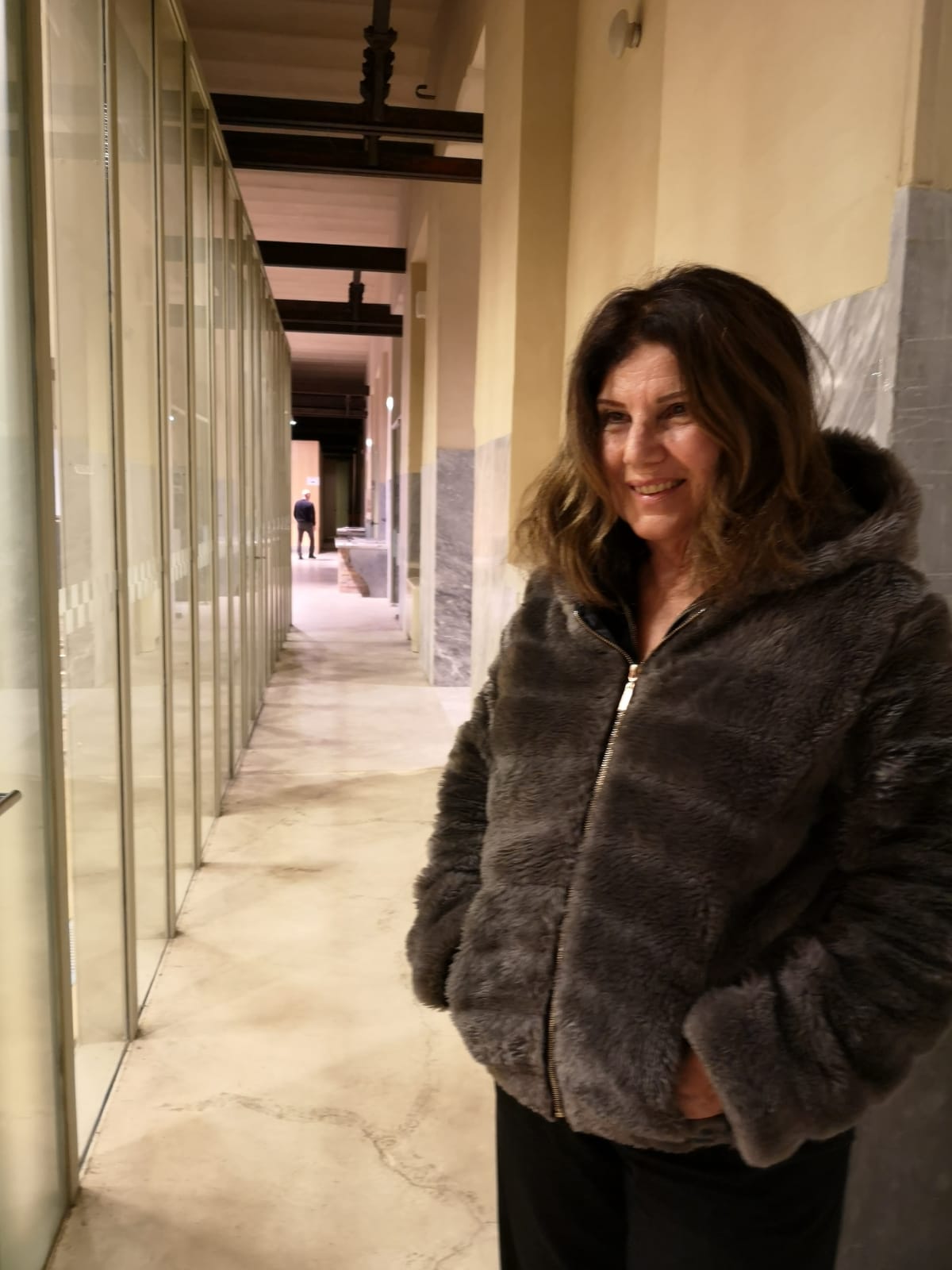 Giovanna Tatò a Roma, 2019, al Fringe Festival, per parlare del mio libro GERUSALEMME-La Verità delle Stelle, uscito da pochissimo